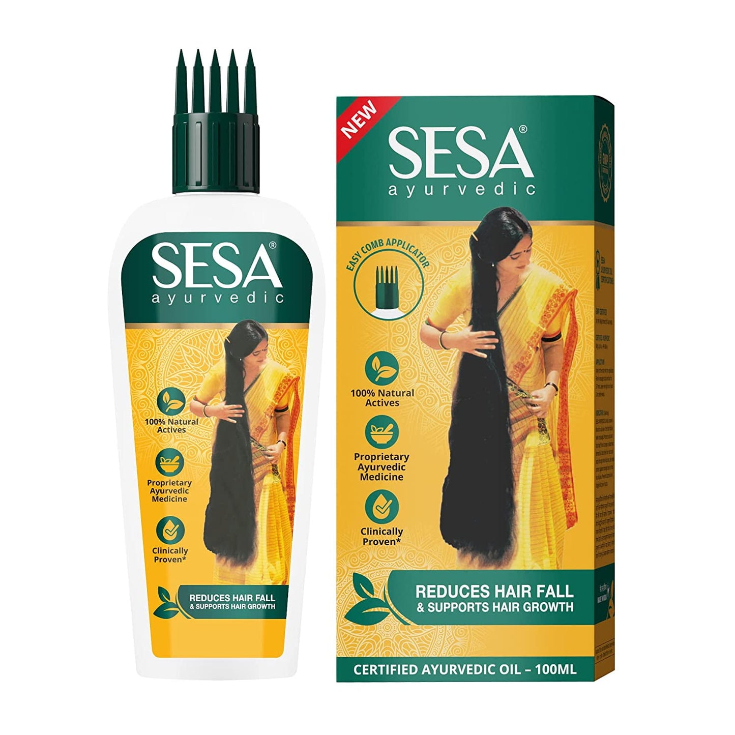 Sesa Ayurvedic HairOil for Hair Fall and Hair Growth - 100 ml