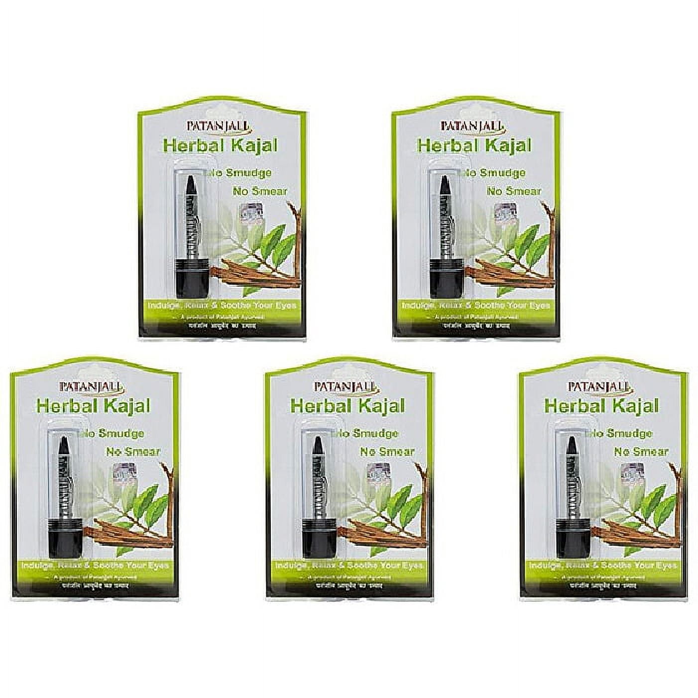 Pack Of 5 - Patanjali Herbal Kajal - 3 Gm (0.10 Oz)