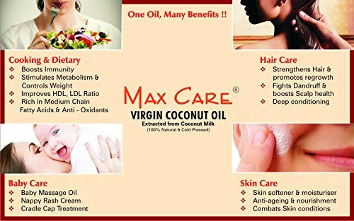 Avoka Naturals Max Care Cold Pressed Virgin Coconut Oil, 500ml