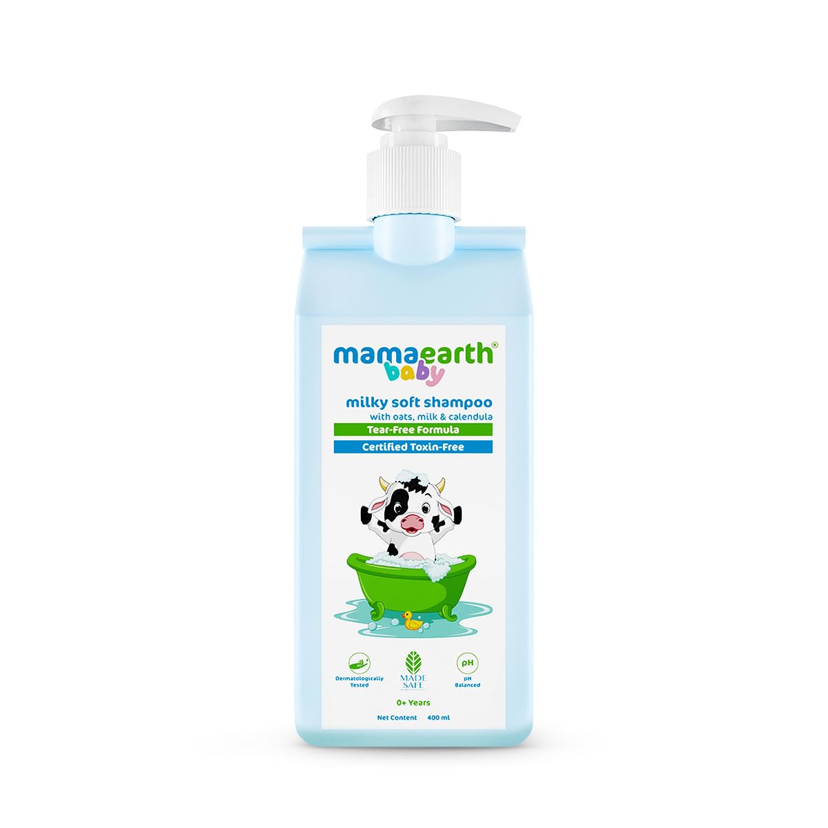 Mamaearth Milky Soft Shampoo: Oats, Milk & Calendula, 400