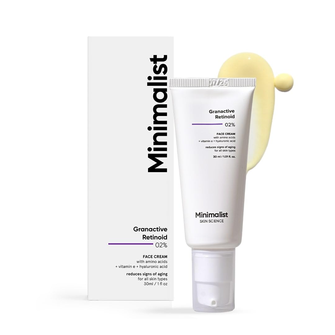 Minimalist 2% Retinoid Anti Aging NightCream: Collagen Boost,