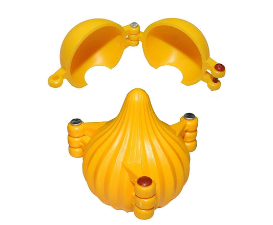 iKonbi Plastic 2 Pieces Small and Medium 3 Fold Modak Maker Mould for Ganpati, Diwali, Dussehra, and Other Festival