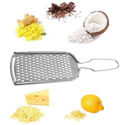 iKonbi Kitchen Small Stainless Steel Vegetables, Cheese, Ginger Grater Set Of 2