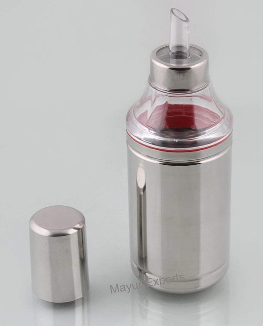 iKonbi Steel Olive Oil Dispenser Leak, Silver