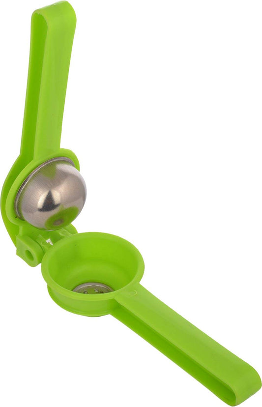 iKonbi Plastic Lemon Manual Squeezer - Citrus Press - Unique Design Inner Bowls of Steel