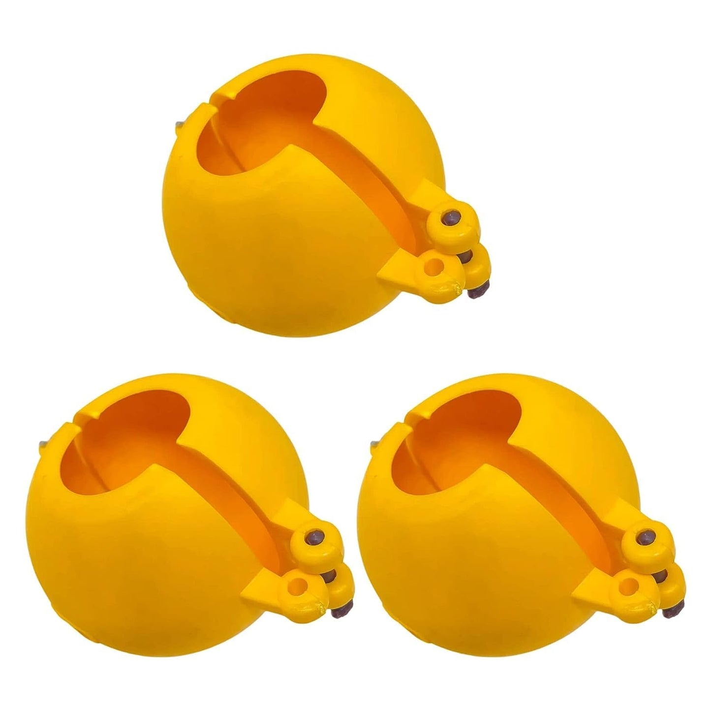 iKonbi Ladoo Maker Mold Plastic Set of 3 in Three Sizes. Ladu Maker Mould Sancha for Ganpati Diwali Janmashtmi and Other Festival for Indian Mithai