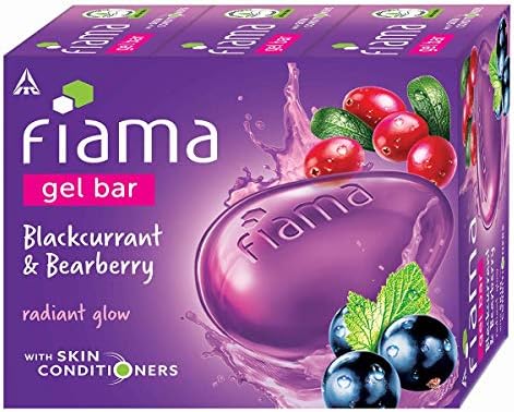 Fiama Di Wills Gel Bar Bearberry & Blackcurrant 125g (Pack of 3)