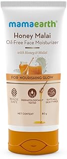 Mamaearth Honey Malai Oil-Free Face Moisturizer for Nourishing - 80 g