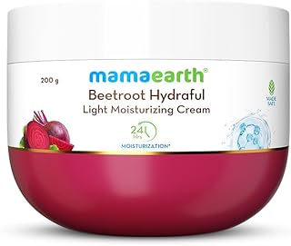 Mamaearth Beetroot Hydraful Light Moisturizing Cream with Beetroot & Hyaluronic Acid for P