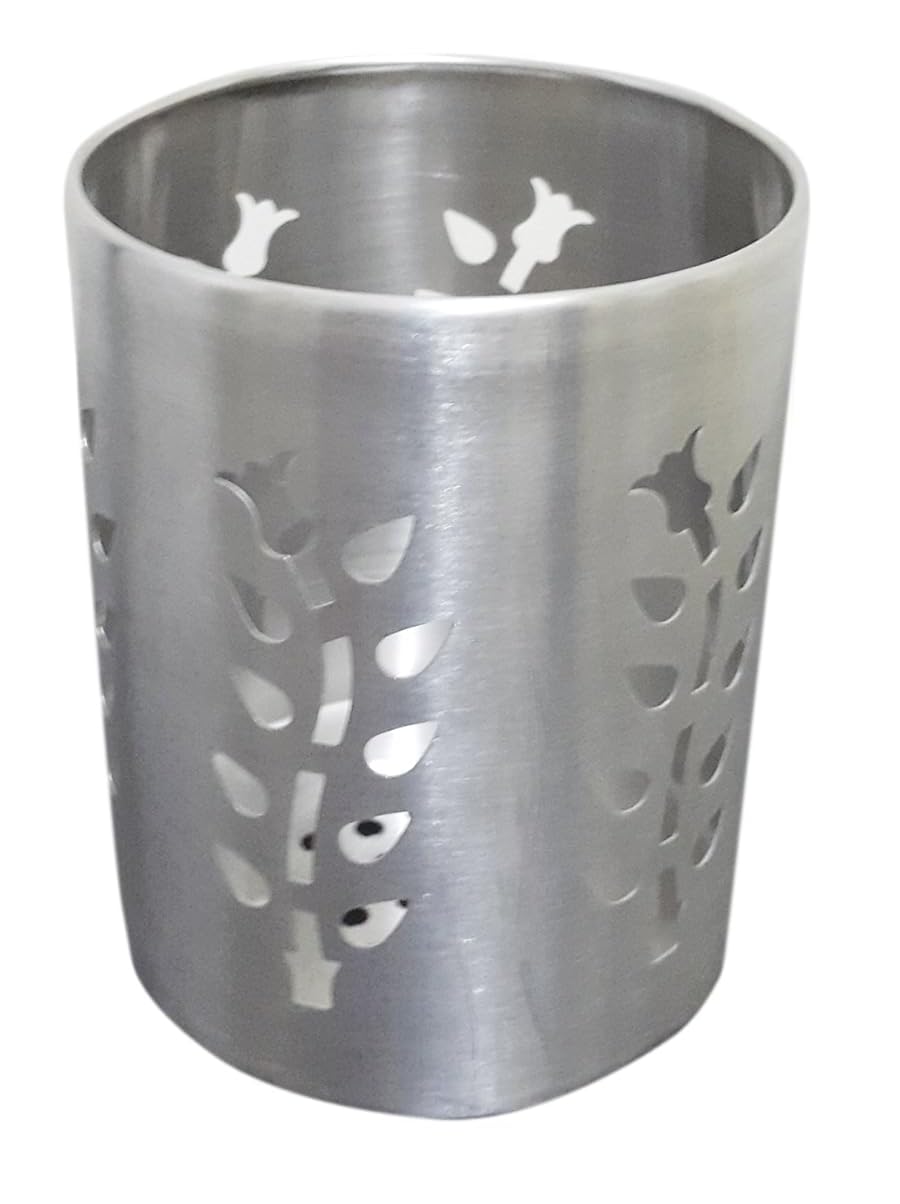 iKonbi Stainless Steel Flower Design Cutlery Holder