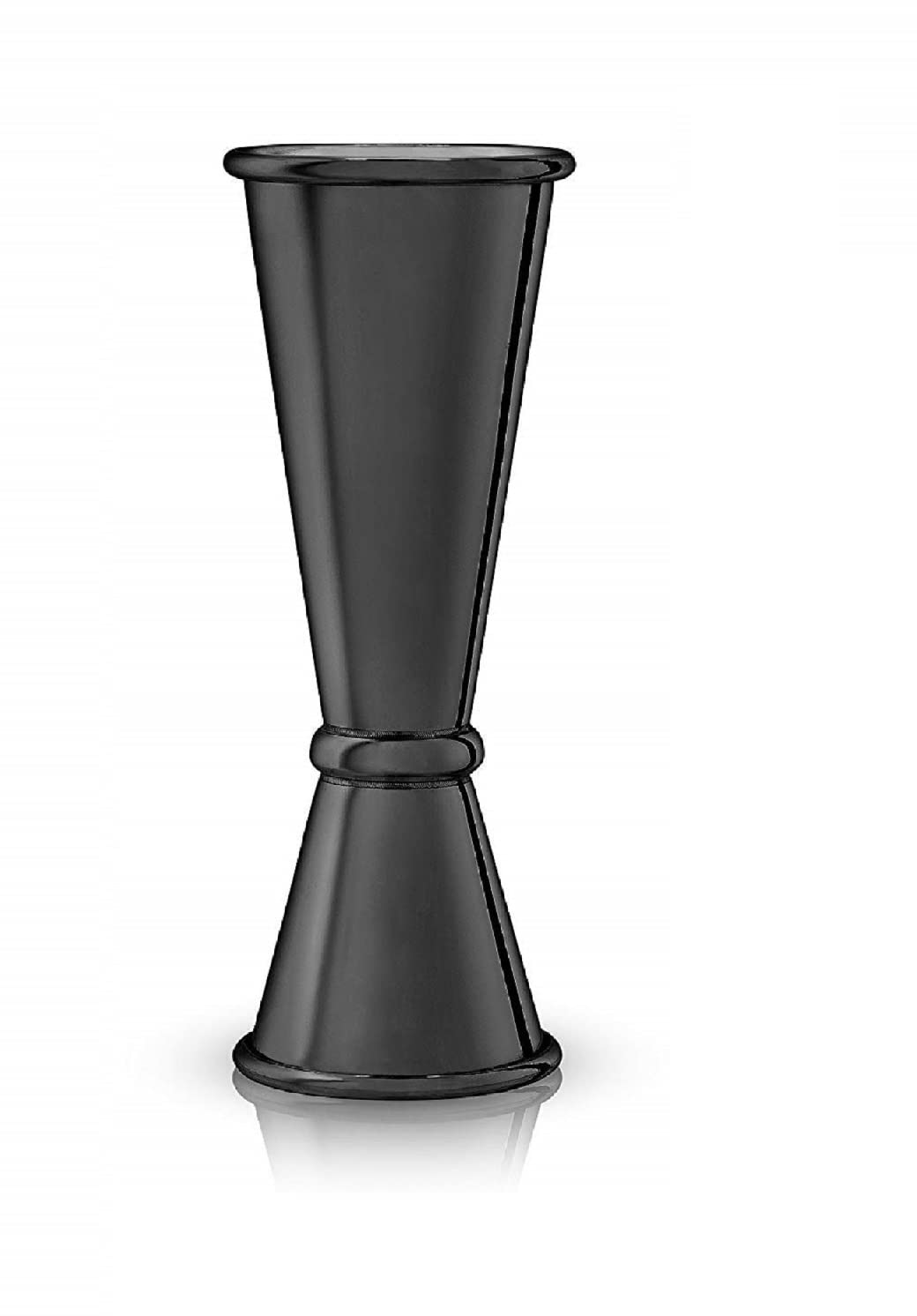iKonbi Stainless Steel Black Matt Japanese Peg Measure- 20/40 ml