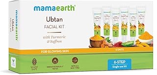 Mamaearth Ubtan Facial Kit with Turmeric & Saffron for glass like Skin - 60 g