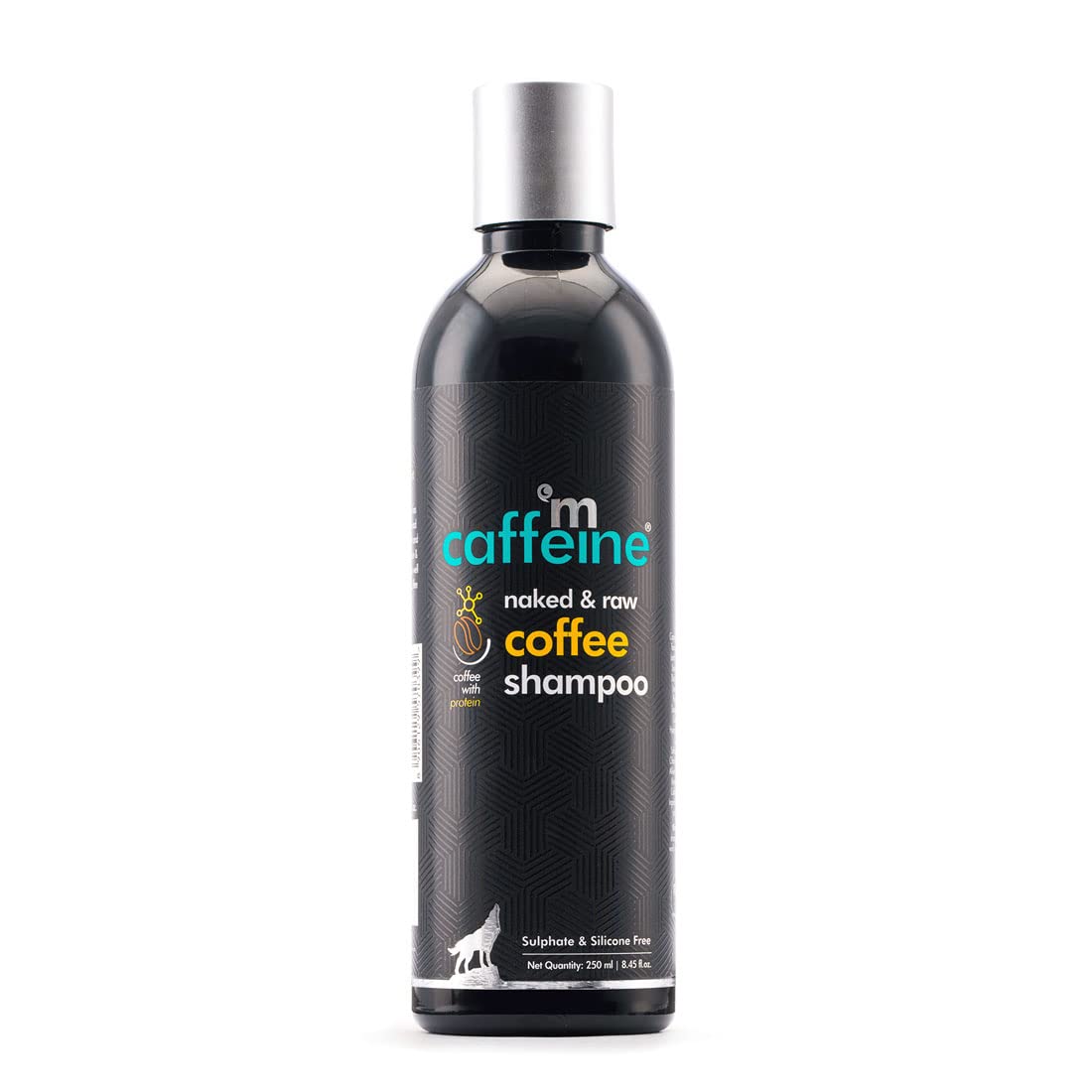 mCaffeine Sulfate Free Shampoo: Coffee, Protein & Argan Oil, 250