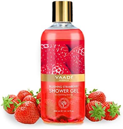 Vaadi Herbals Shower Gel 10.14 Ounces(300 Milliliter), No Sulfate - Herbal BodyWash Both F