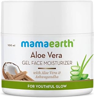 Mamaearth Aloe Vera Gel Face Moisturizer with Aloe Vera & Ashwagandha for a Youthful look