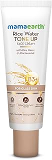 Mamaearth Rice Water Tone Up Face Cream with Rice Water & Niacinamide for Glass Skin 50g |