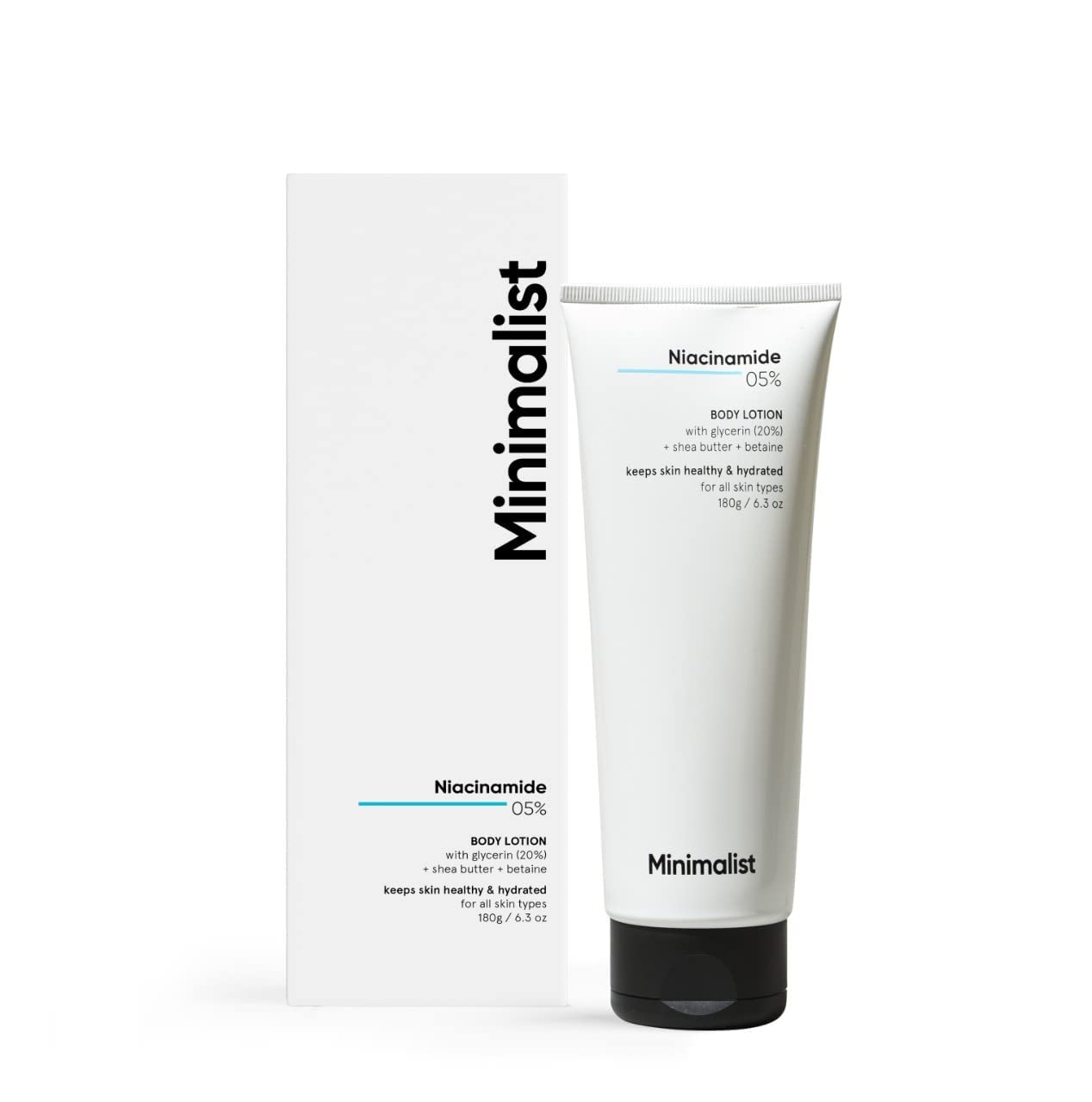 Minimalist Niacinamide 5% BodyLotion: Shea Butter, Hydration,