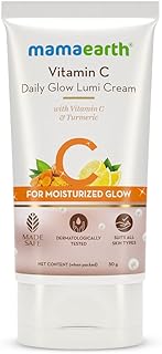 Mamaearth Vitamin C Daily Lumi Cream with Vitamin C & Turmeric for Moisturizing, Moisturiz