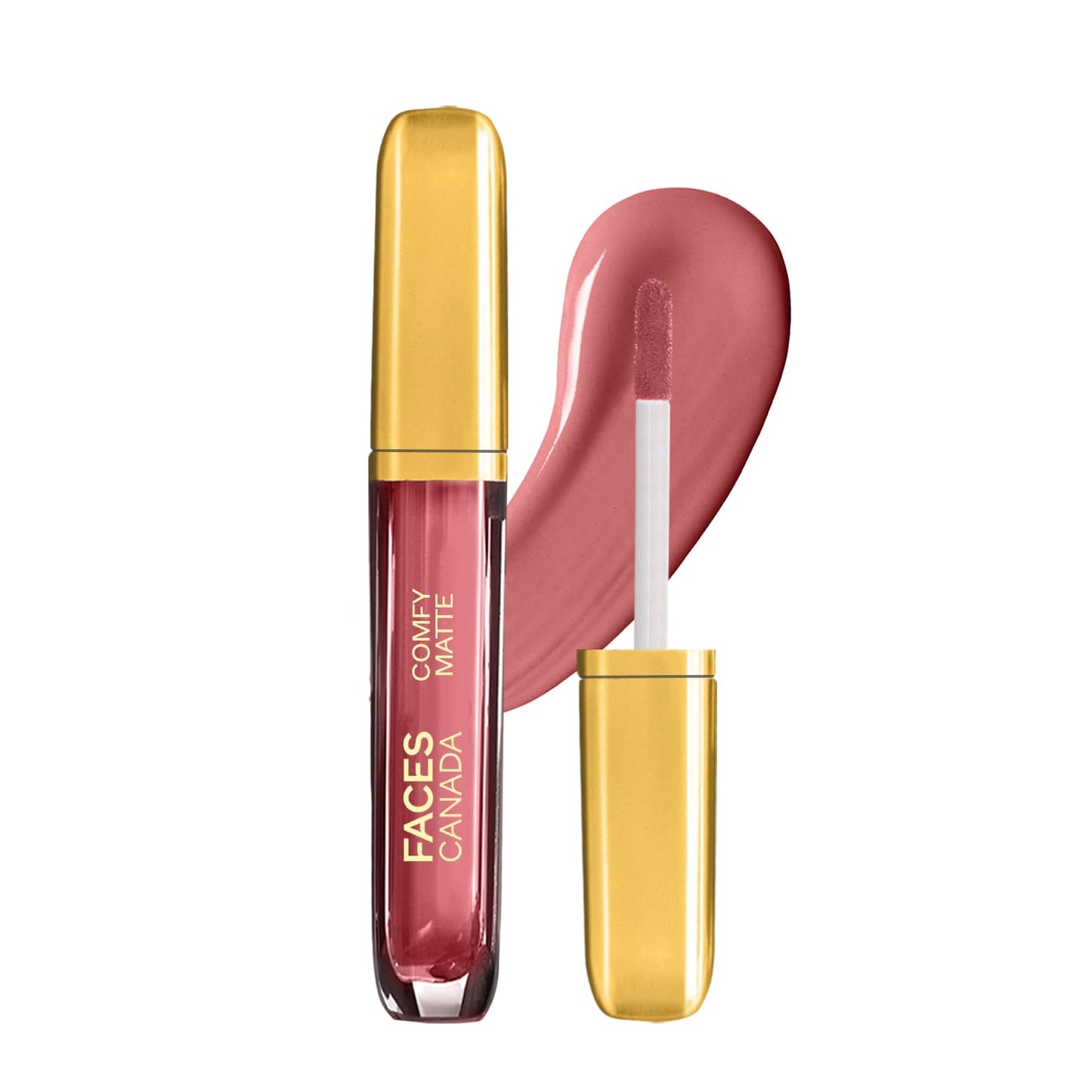FACES CANADA Comfy Matte Liquid Lipstick - Roses For You 26, 3.8 ml Comfortable 10HR Longs