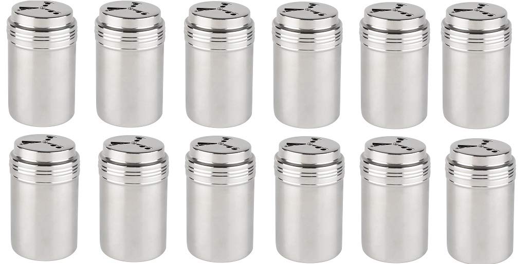 iKonbi Set of 12 Multi Seasoning Shaker/Pan Masala Dabbi