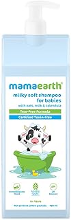 Mamaearth Milky Soft Shampoo with Oats, Milk and Calendula for Babies (400 ml)