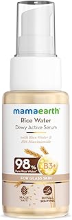 Mamaearth Rice Water Dewy Active Serum with 10% Niacinamide, Rice Water & Hyaluronic Acid