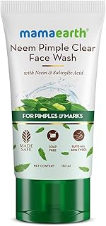 Mamaearth Pimple Clear Face Wash: Neem & Salicylic Acid, 150