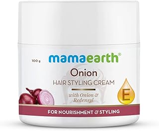 Mamaearth Onion Hair Styling Cream for Men with Onion & Redensyl for Nourishment & Styling