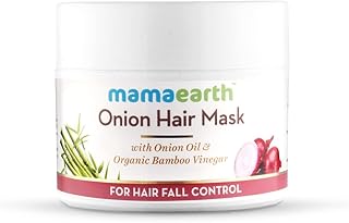Mamaearth Onion Hair Mask: Onion Oil & Bamboo Vinegar,