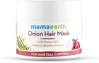 Mamaearth Onion HairMask: Onion Oil & Bamboo Vinegar,
