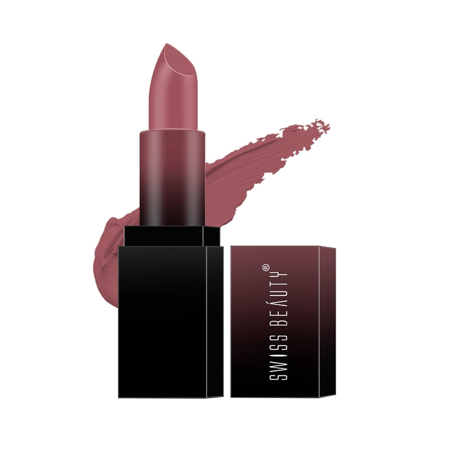 Swiss Beauty HD Matte Lipstick: Mauve Blush, 0.12 fl