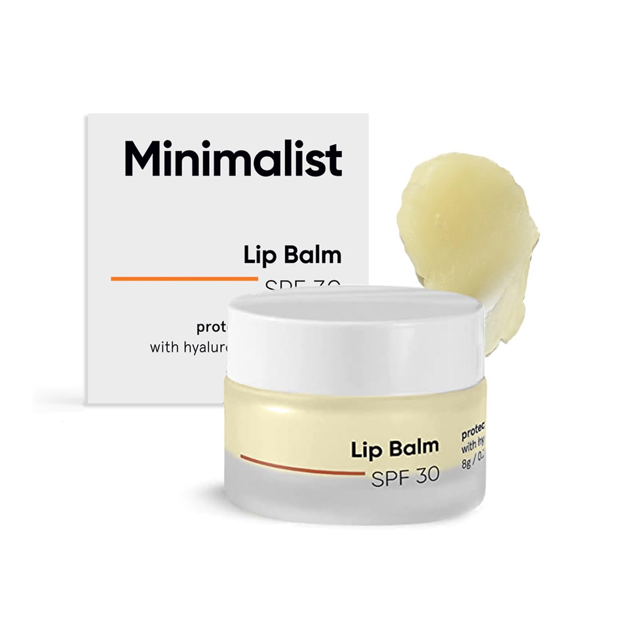 Minimalist LipBalm, SPF 30, With Ceramides & Hyaluronic Acid, 8 Gm, Off White
