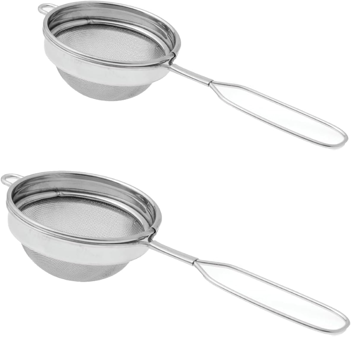 iKonbi Classic Tea Strainer Set Size 7 & 8, 9 cm and 9.5 cm, Pack of 2