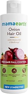 Mamaearth Onion HairOil with Onion & Redensyl for Hair Fall Control - 200 ml