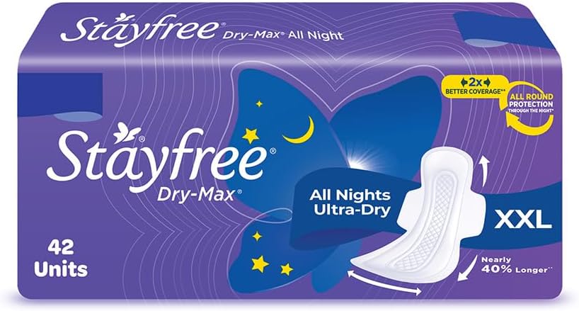 Stayfree Dry Max All Night XL: 42