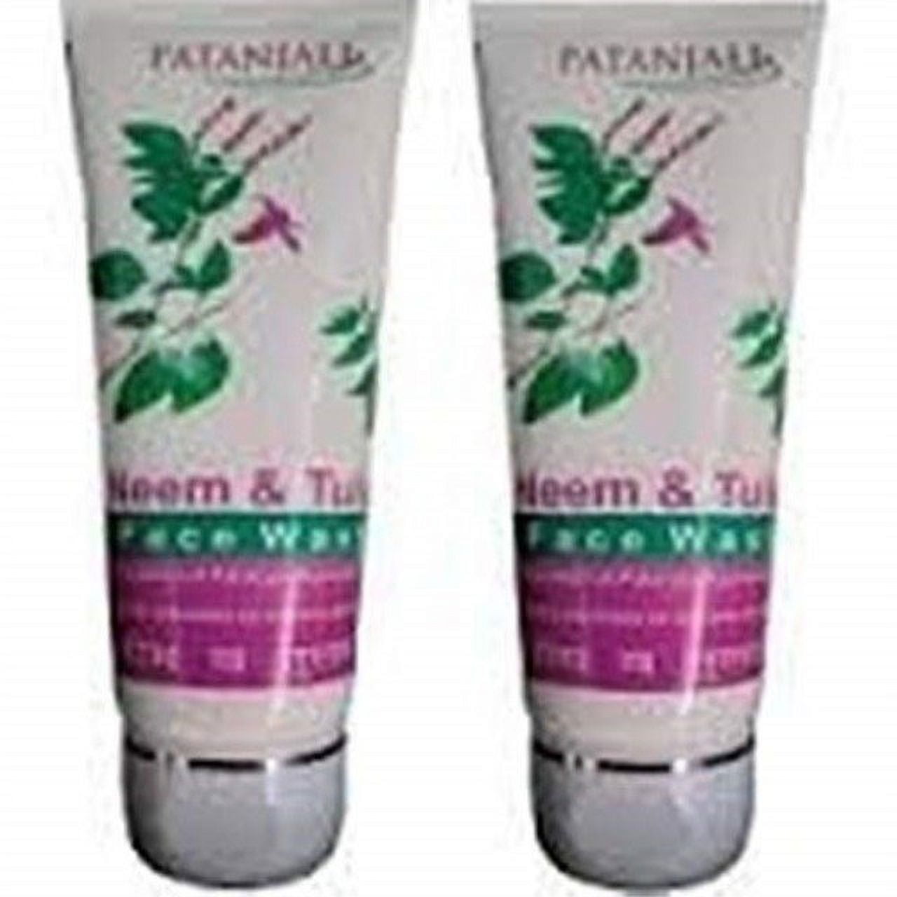 Patanjali Neem Tulsi FaceWash - 60Ml (Pack Of 2)