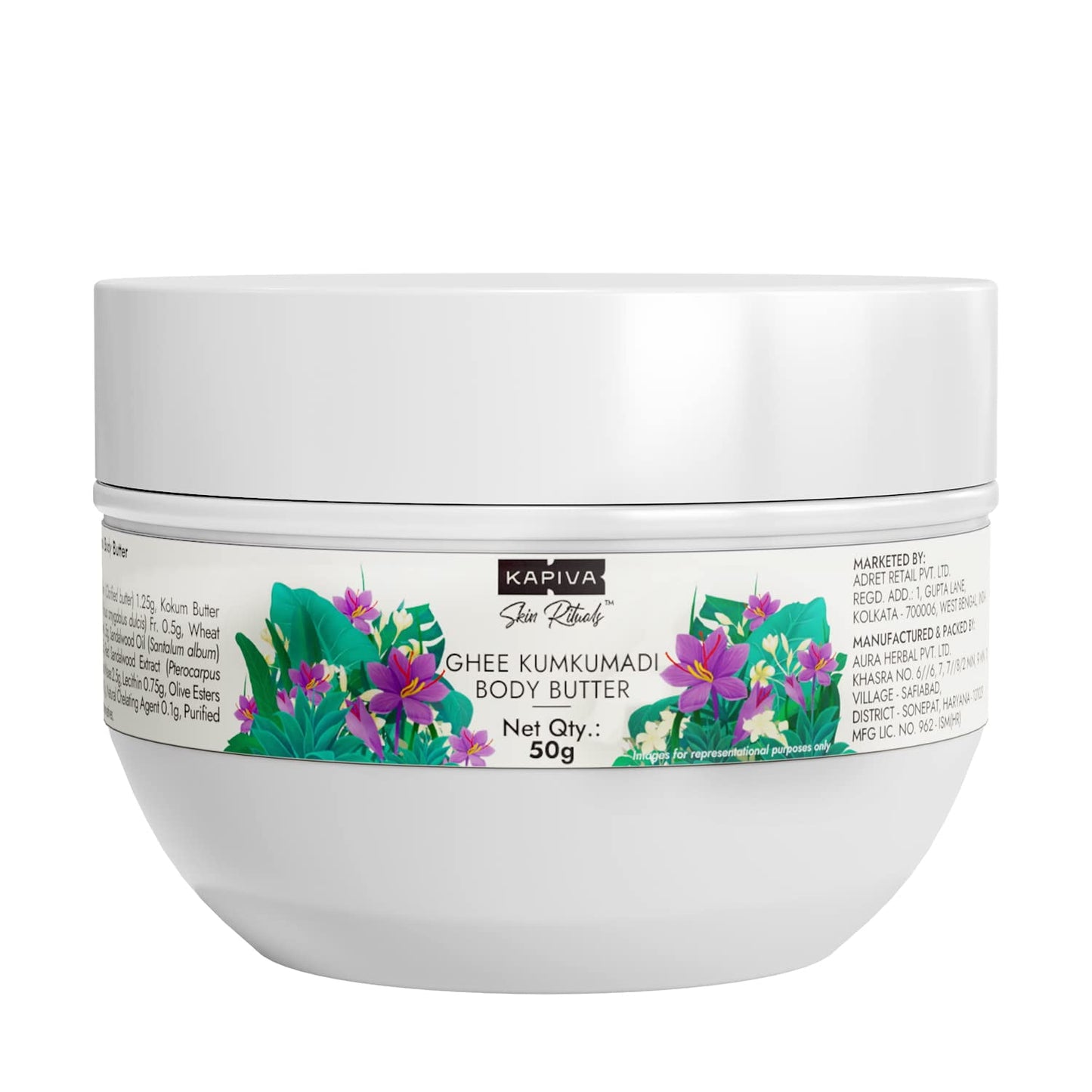 Kapiva Skin Rituals Ghee Kumkumadi Body Butter-50G