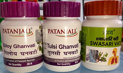 Patanjali Giloy Tulsi Swasari Vati (60+60+80 Tablet)
