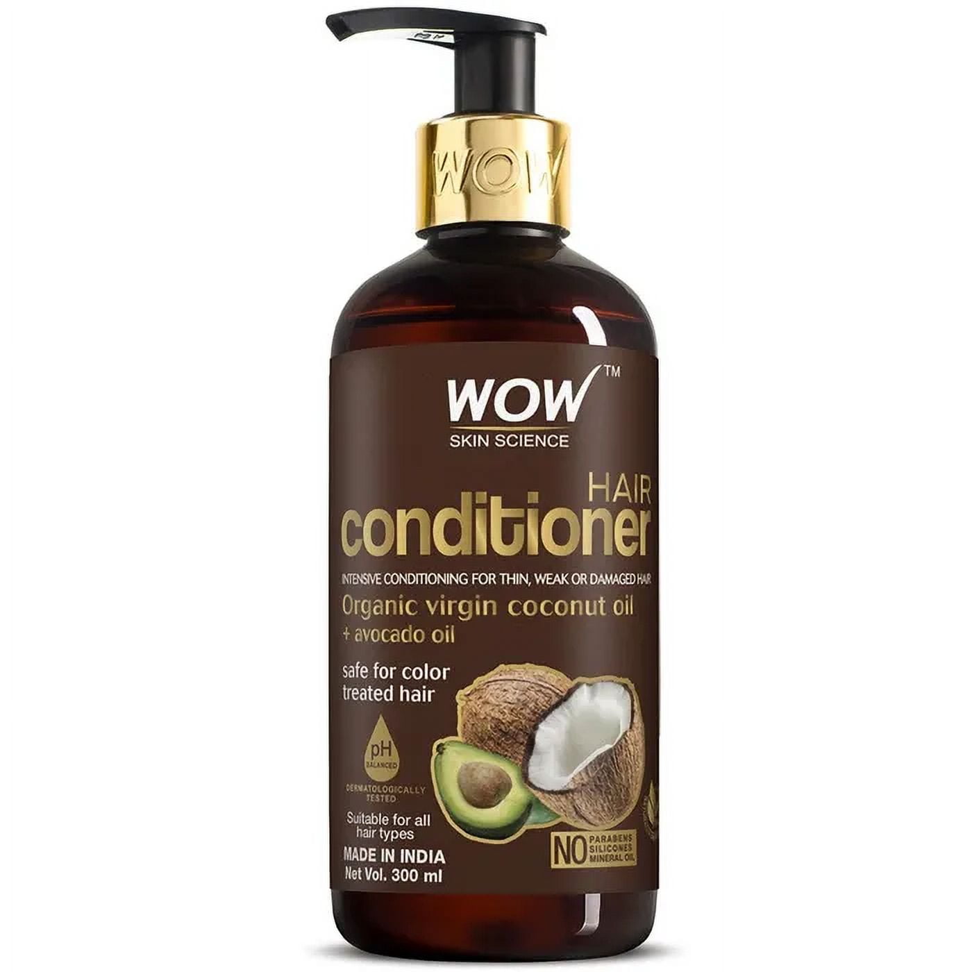 Wow Skin Science Coconut & Avocado Oil Hair Conditioner - 300 Ml