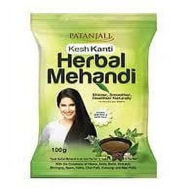 Pack Of 4 - Patanjali Herbal Mehandi - 3.5 Oz (100 Gm)
