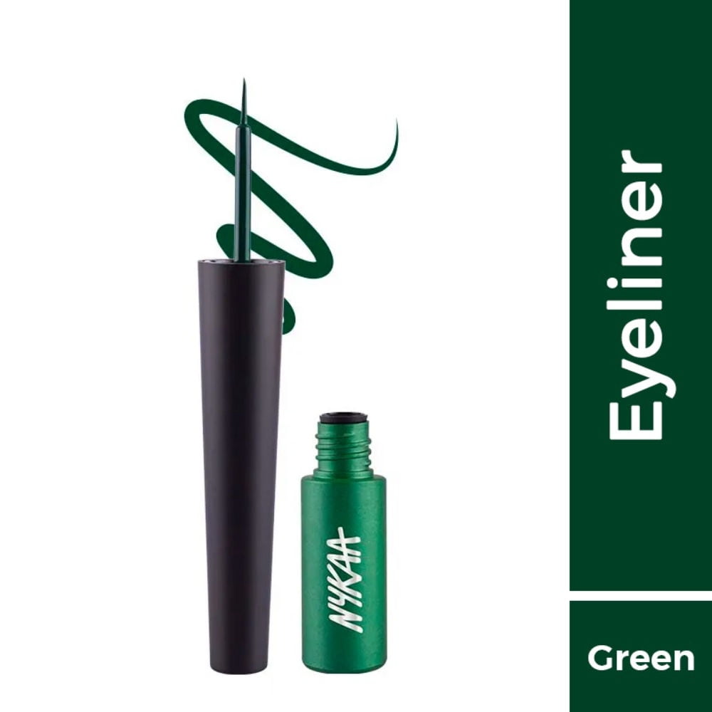 Nykaa GLAMOReyes Coloured Liquid Eyeliner - 03 Enchanting Forest