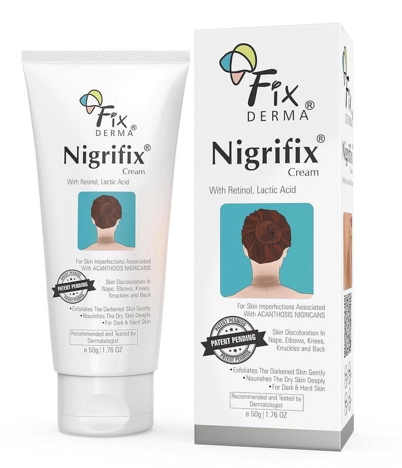 Fixderma Nigrifix Cream for Acanthosis Nigricans with Lactic Acid | Dermatologist Tested R