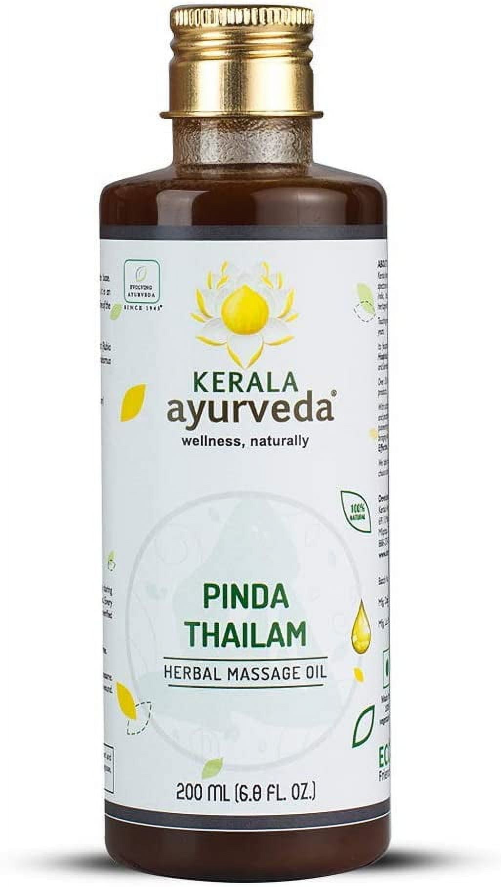 Kerala Ayurveda Pinda thailam - Ayurvedic Massage Oil for Body - Calms Joints, Soothes Ski