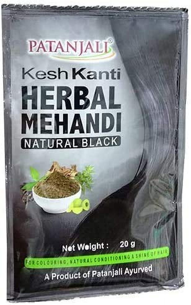 Patanjali Kesh Kanti Herbal Mehandi(Natural Black) 20gm