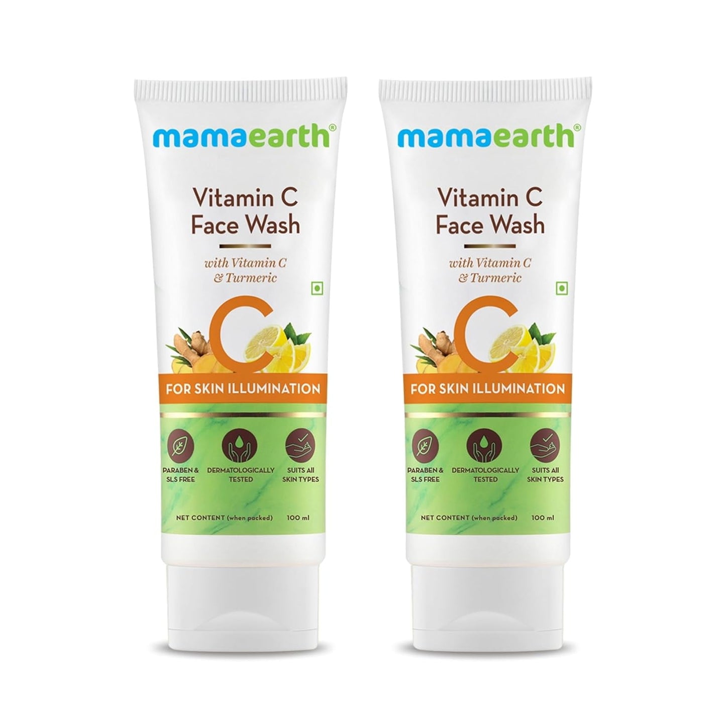Mamaearth Vitamin C FaceWash for Women & Men | Toxin-Free & Oil-Free FaceWash | For Acne-P