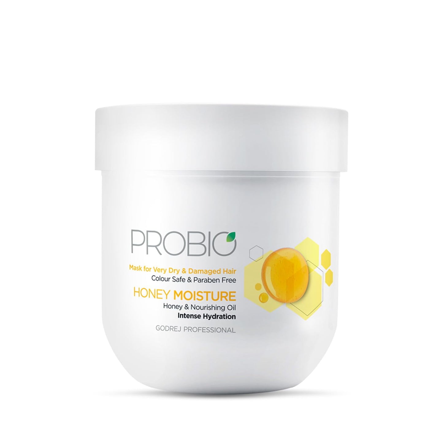Godrej Professional Probio Honey Moisture HairMask (200G) | For Dry & Damaged Hair | No Su