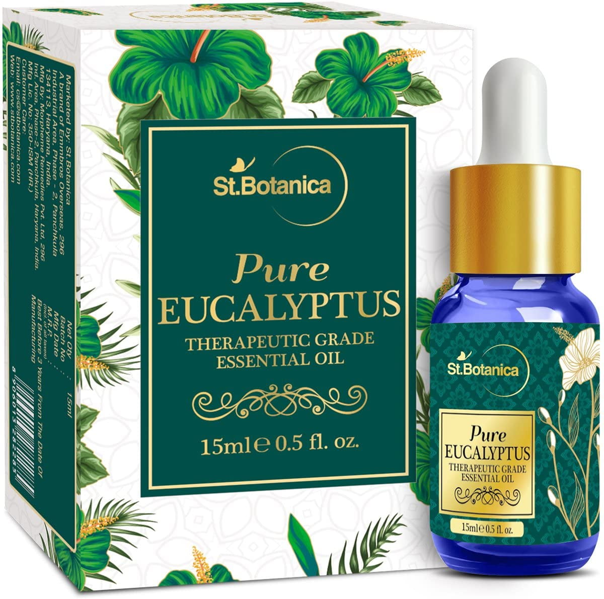St.Botanica Eucalyptus Pure Aroma Essential Oil - 15 Ml