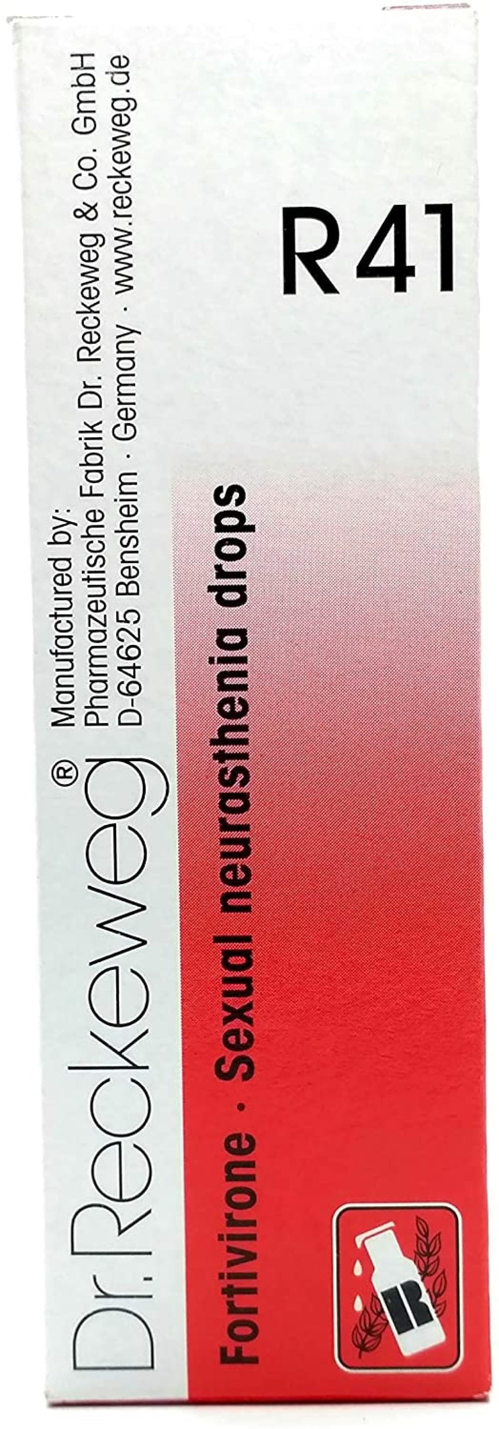 Dr. Reckeweg Germany R41 - Sexual Neurasthenia Drops (22 ml)