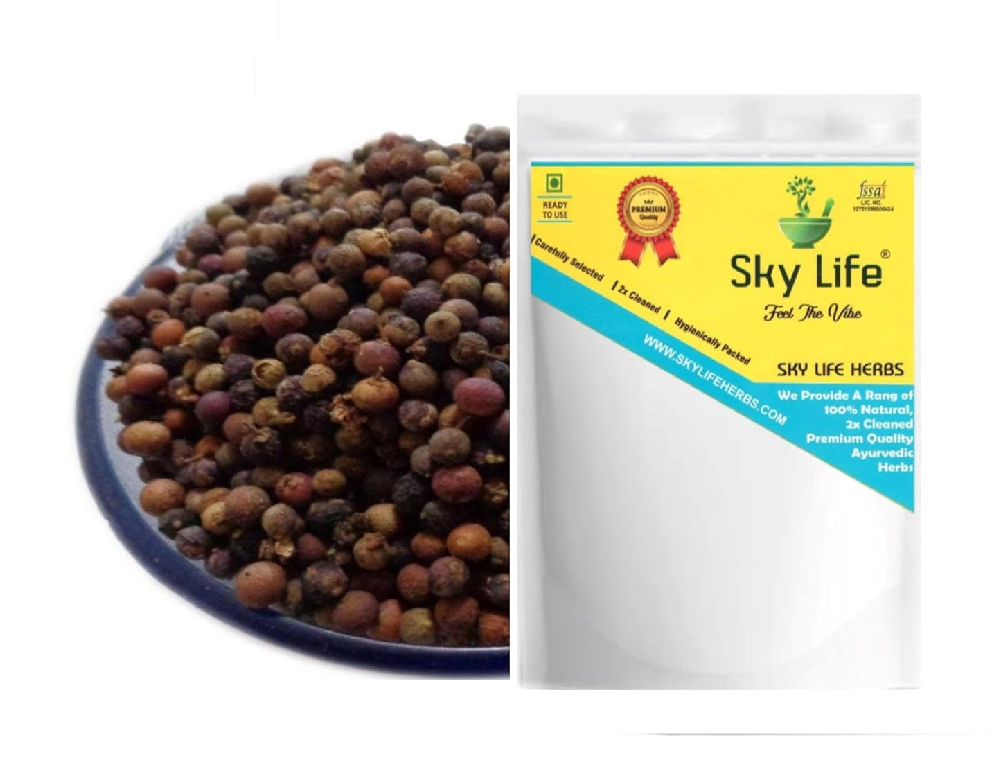 Sky Life Baividang Seed - 100Grm - Baibadang - Vaivadand - Bai Baibang - Vidanga - Embelia