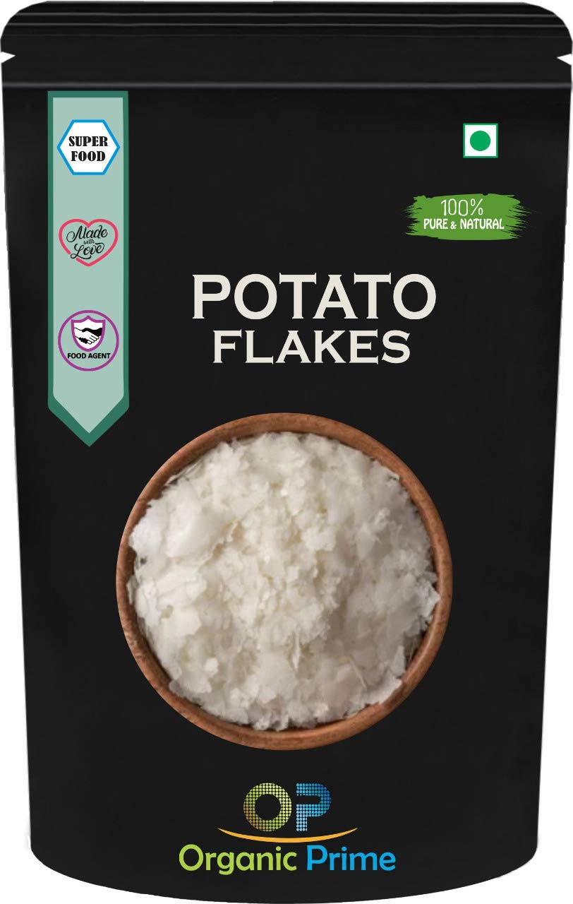 Organic Prime Potato Flakes | Dehydrated Potato | Aaloo ka Mash | Instant ALOO POHA READYM